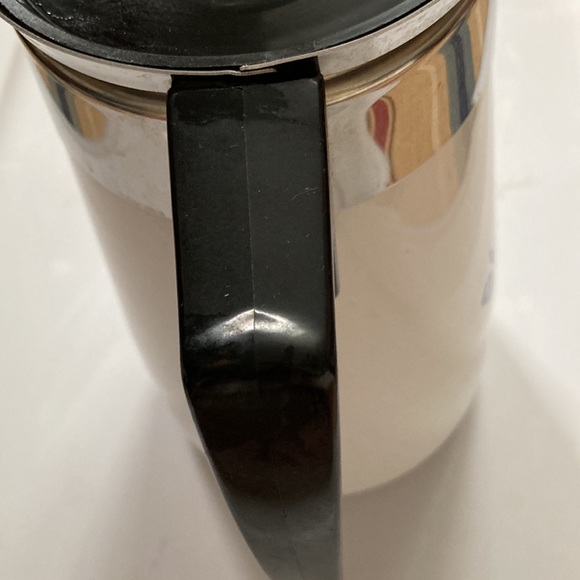 Vintage Corning Ware Coffee Pot Blue Cornflower - Picture 5 of 7